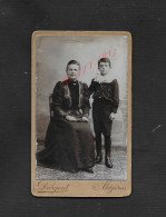 Delcampe - CDV CARTE DE VISITE 08 MÉZIERES PHOTO DARGENT BOUL CARNOT MÉRE & FILS : - Visitenkarten