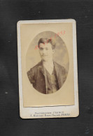 Delcampe - CDV CARTE DE VISITE 19e PHOTO FRANCE PARIS HOMME : - Visitenkarten