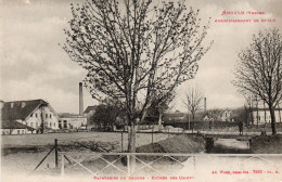 Delcampe - C P A  ANIMEE  ANOULD  PAPETERIES DU SOUCHE ENTREE DES USINES  CIRCULEE  28 JANVIER 1917 - Anould