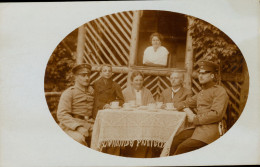 Delcampe - All)   THALE /  TALE -  Le  03 / 09 / / 1916  -  Militärische Fotokarte Einer Gruppe Soldaten - Carte Photo Militaire - Thale