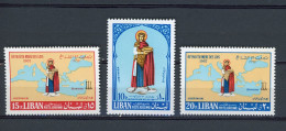 Delcampe - LIBAN - MÈRE DES LOIS - POSTE AERIENNE - N°Yt 457+458+459** - Liban