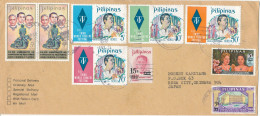 Delcampe - Philippines Cover Sent To Japan 22-5-1973 With More Topic Stamps - Philippines