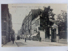 Delcampe - Saint Mande Rue De La République - Saint Mande