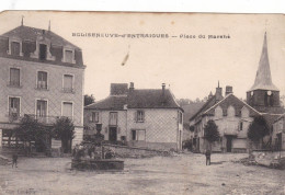 Delcampe - EGLISENEUVE D'ENTRAIGUES   -   PUY DE DÔME   -   (63 )  -  CPA  ANIMEE  -  LA  PLACE  DU  MARCHE. - Issoire