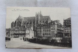 Delcampe - AA765, Cpa 1939, Metz, La Cathédrale, Vue Prise De La Place De La Comédie, Moselle 57 - Metz