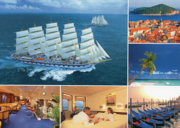 Delcampe - CPM GRAND FORMAT 1 - STAR CLIPPERS - QUATRE MATS GOELETTE DE CROISIERE - Segelboote