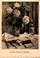 Delcampe - I4459 - Glückwunschkarte Geburtstag - Gabentisch Schnaps Zigaretten Pralinen - Verlag Bild Und Heimat Reichenbach - Geburtstag