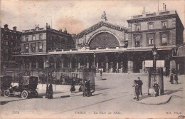 Delcampe - PARIS GARE DE L'EST 1918 - Pariser Métro, Bahnhöfe