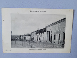 Delcampe - Ajoucourt , Route De Delme - Metz Campagne