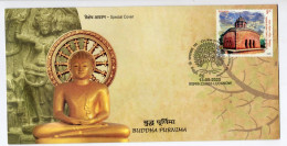 India 2025 Buddha Purnima Festival Buddhism Religion Special Cover # 18641 - Buddhism