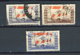 Delcampe - LIBAN - DRAPEAU   -  N°Yt 10+11+13 Obli. - Liban
