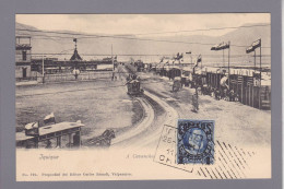 Delcampe - CPA Chili Chile Jquique Timbrée Non Circulée Tramway - Chile