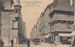 Delcampe - France  Puy-de-Dôme  Riom  Rue De L'Hôtel De Ville - Riom