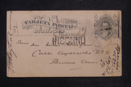 Delcampe - ARGENTINE - Entier Postal Sur Carte De Carteros Pour Buenos Aires Et Retour En 1887 (pour Inconnu) - L 170159 - Ganzsachen