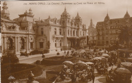 Delcampe - Monaco  Monte-Carlo Le Casino  Terrasse Du Café De Paris Et Hôtel - Monte-Carlo