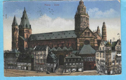 Delcampe - Deutschland-Mainz A.Rhein-Mayence-1921-Dom Vom Markt-H.Martin-Verlag Vom Karl Rad, Bremer & Co, Köln - Mainz