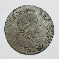 TORINO. Vittorio Amedeo III (1773-1796). 20 Soldi 1794. MIR 990a; Mi; 5,29gr - MB+ E.2511 - Piamonte-Sardaigne-Savoie Italiana