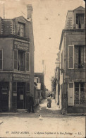 Delcampe - CP CPA Carte Postale Ancienne Calvados 14 St Saint Aubin L'agence Simonot Et La Rue Pasteur 67 LL - Saint Aubin