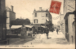 Delcampe - CP CPA Carte Postale Ancienne Calvados 14 St Saint Aubin Sur Mer Grande Rue LL 61 - Saint Aubin