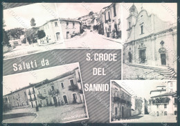 Delcampe - Benevento Santa Croce Del Sannio Chiesa Saluti Da Foto FG Cartolina JK1829 - Benevento