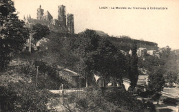 Delcampe - LAON, THE RACK RAILWAY TRAMWAY ASCENT, LANDSCAPE, POSTCARD, FRANCE - Laon