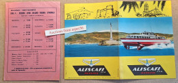 Delcampe - Brochure ""Aliscafi" S.P.A. Messina, Italy 1959 - Sammlungen