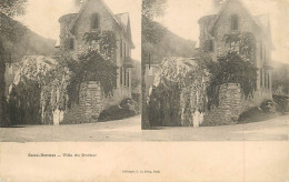 Delcampe - Eaux Bonnes Villa Du Rocher  Carte Stéréoscopique - Eaux Bonnes