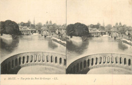 Delcampe - Metz Vue Prise Du Pont Saint George   Carte Stéréoscopique - Metz