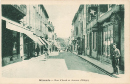Delcampe - CPA Mirande-Rue D'Auch Et Avenue D'Etigny      L4047 - Mirande