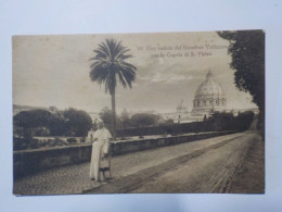 Delcampe - VATICAN  Una Veduta Del Giardino Vaticano  Con La Cupola  Di S. Pietro - Vatikanstadt