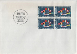 Delcampe - Switzerland Schweiz Svizzera Helvetia 1966 FDC Geneve CERN European Organization For Nuclear Research, Bern - FDC