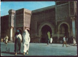 Delcampe - CP " Meknès " Bab El Mansour - Meknes