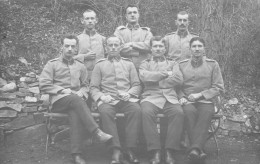 Delcampe - All )   SIGMARINGEN  -  Le 05 / 04 / 1913   -  Militärische Fotokarte Einer Gruppe Soldaten - Carte Photo Militaire - Sigmaringen