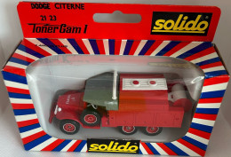 MODELISME - Solido - Toner Gam I - Dodge Citerne - 21 23 - St Tropez - Camion - Métal - Emballage D Origine - Escala 1:160