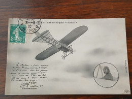 Delcampe - CPA -  Aviateur Français Leblanc Sur Monoplan Blériot  - SUP - 1910 - (IT 50) - Flieger