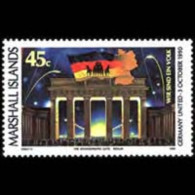 MARSHALL IS. 1990 - Scott# 382 Reunification Set Of 1 MNH - Marshallinseln