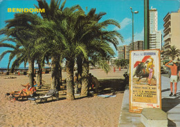 Delcampe - Spanien - Benidorm - Hotel's - Strand - Palmen - 2x Stamps - Alicante