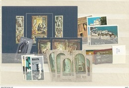 Delcampe - 1980 MNH Malta, Year Complete According To Michel, Postfris - Malte