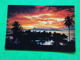 Delcampe - COUCHER DE SOLEIL POLYNESIEN  POLYNÉSIE FRANÇAISE - Französisch-Polynesien