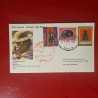 Delcampe - Enveloppe Circulée Avec Cachet Spécial Et Varieté De Timbres - ECUADOR - Ecuador