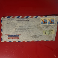 Delcampe - Enveloppe Circulée Avec Cachet Spécial Et Varieté De Timbres - ECUADOR - Ecuador