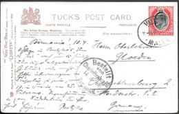 Delcampe - Malta Valletta Postmarked Postcard Mailed To Germany 1906. 1p Rate - Malte