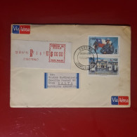 Delcampe - Enveloppe Circulée Avec Cachet Spécial Et Varieté De Timbres - CHILE - - Chile