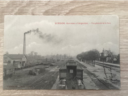 Delcampe - CPA Surdon Environs D'Argentan Vue Générale De La Gare Train - Argentan