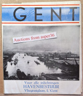 Delcampe - Grote Brochure "Haven Gent, Knooppunt Van Het Internationaal Handelsverkeer" Vooraf 1950 - Sammlungen