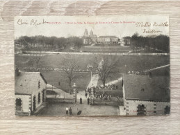 Delcampe - CPA Argentan L'hotel De Ville, Le Champ De Foire Et Le Champ De Manoeuvre Militaire - Argentan