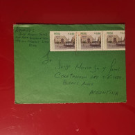 Delcampe - Enveloppe Circulée Avec Cachet Spécial Et Varieté De Timbres - PERU - - Peru