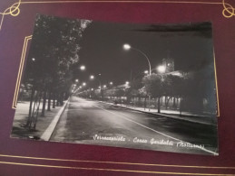 Delcampe - CARTOLINA SERRACAPRIOLA - CORSO GARIBALDI - NOTTURNO- VIAGGIATA ANNI 50 - Foggia
