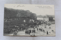 Delcampe - Avallon, Un Jour De Foire, Vue Principale Du Champ De Foire, Yonne 89 - Avallon