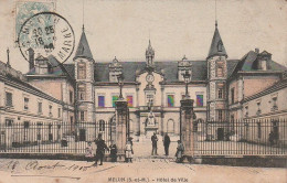 Delcampe - **** 77  ***    MELUN  Hotel De Ville Colorisée - Melun
